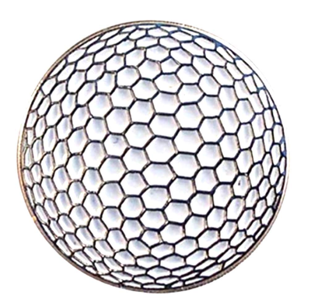 Metal Enamel Pin Badge Brooch Golf Ball