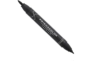 Prismacolor Premiere Double-Ended Brush Tip Markers Black 098