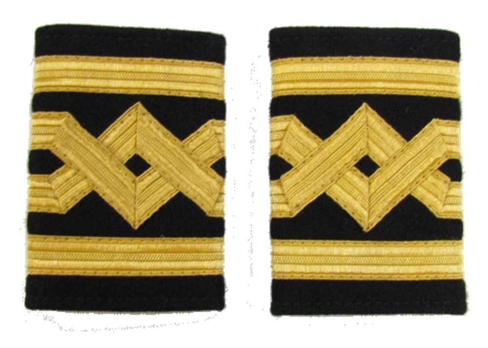 Uniform Store London Epaulettes Masters Merchant Navy Slip On R926