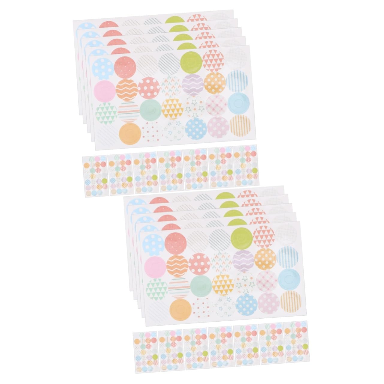 Pegatinas de refuerzo SHINEOFI de 40 hojas autoadhesivas de alta adherencia 8