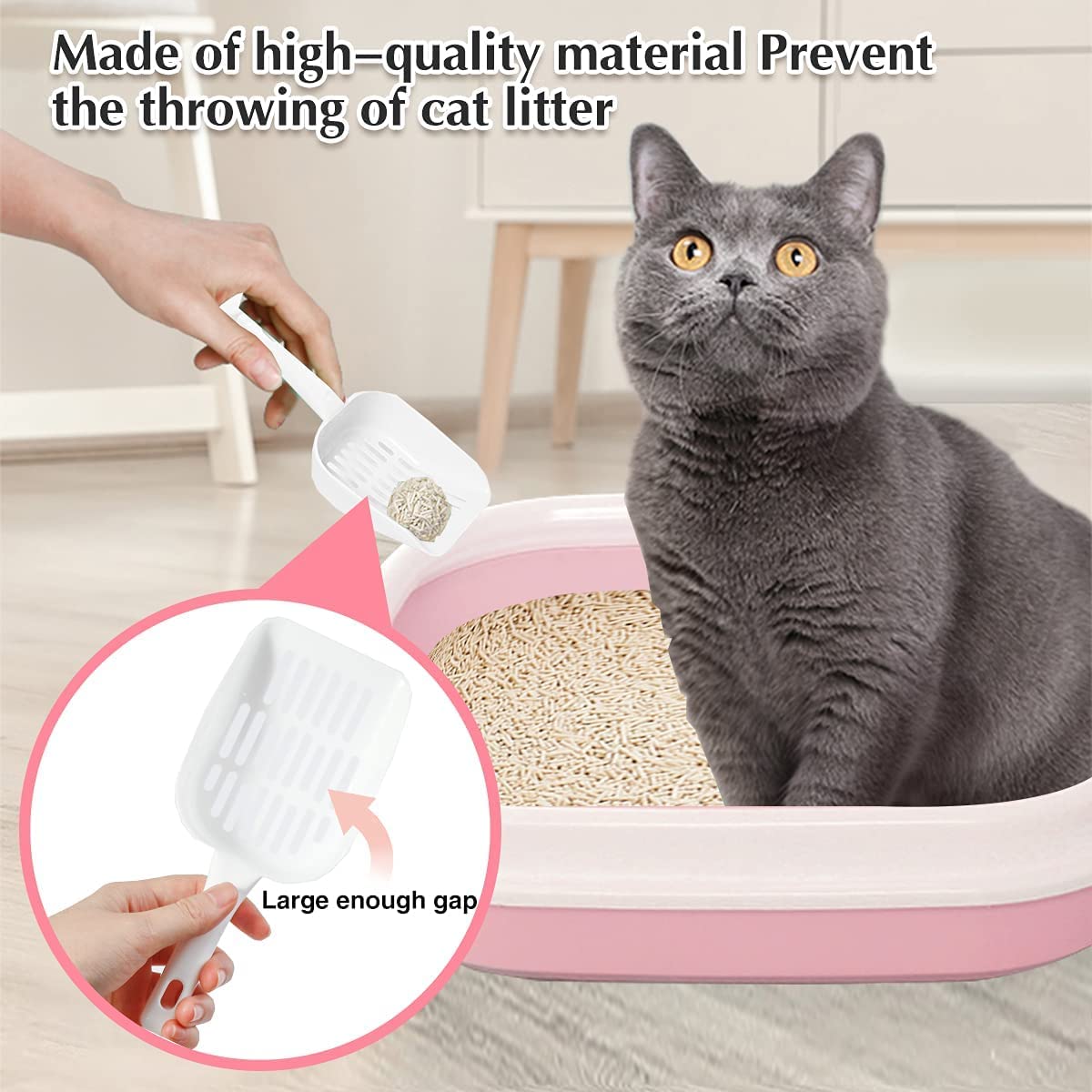 RvPaws Smart and Durable Litter Tray for Dog, Cat Litter Tray Cat Litter Tray with Rim, Reduces Outdoor, Perfect Starter for Toilet Training Your Kitten and Puppies 2