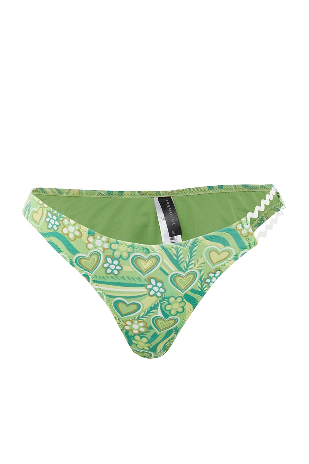 Trendyol FeMan Normal Waist Normal Trotter Bikini Bottom,Very Colorful,40