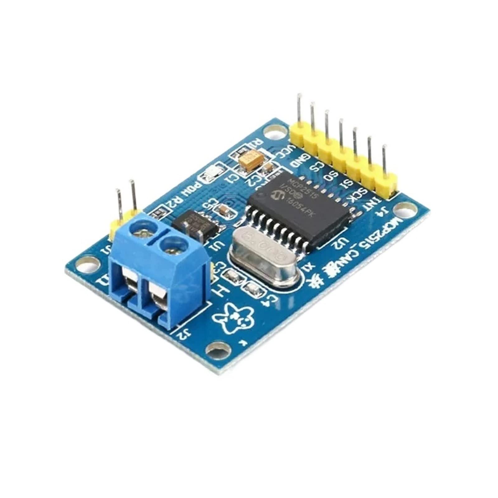 Module CAN MCP2515 SPI TJA1050 pour résoudre les pertes de signal des microcontrôleurs 51 MCU