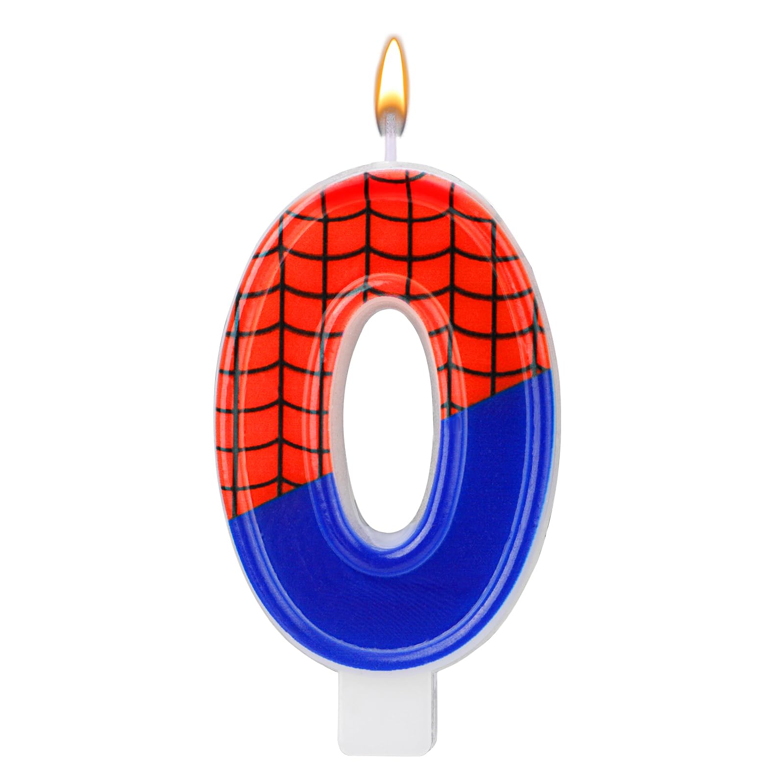 Velas De Cumpleaños Número 5 Con 3 Telarañas - Decoración Tarta Spiderman Para Fiesta Infantil