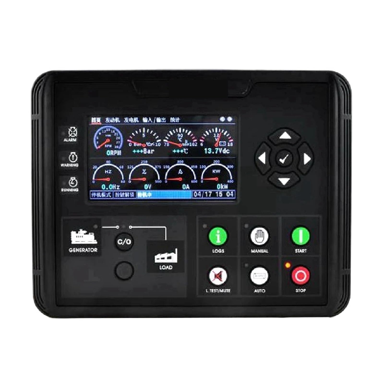 Jdilfunu Dc60dr Dc60d Dc62d Dc62dr Generator Controller Lcd Display Control Panel For Genset Parameters Monitoring 1Pcs(Dc60dr)