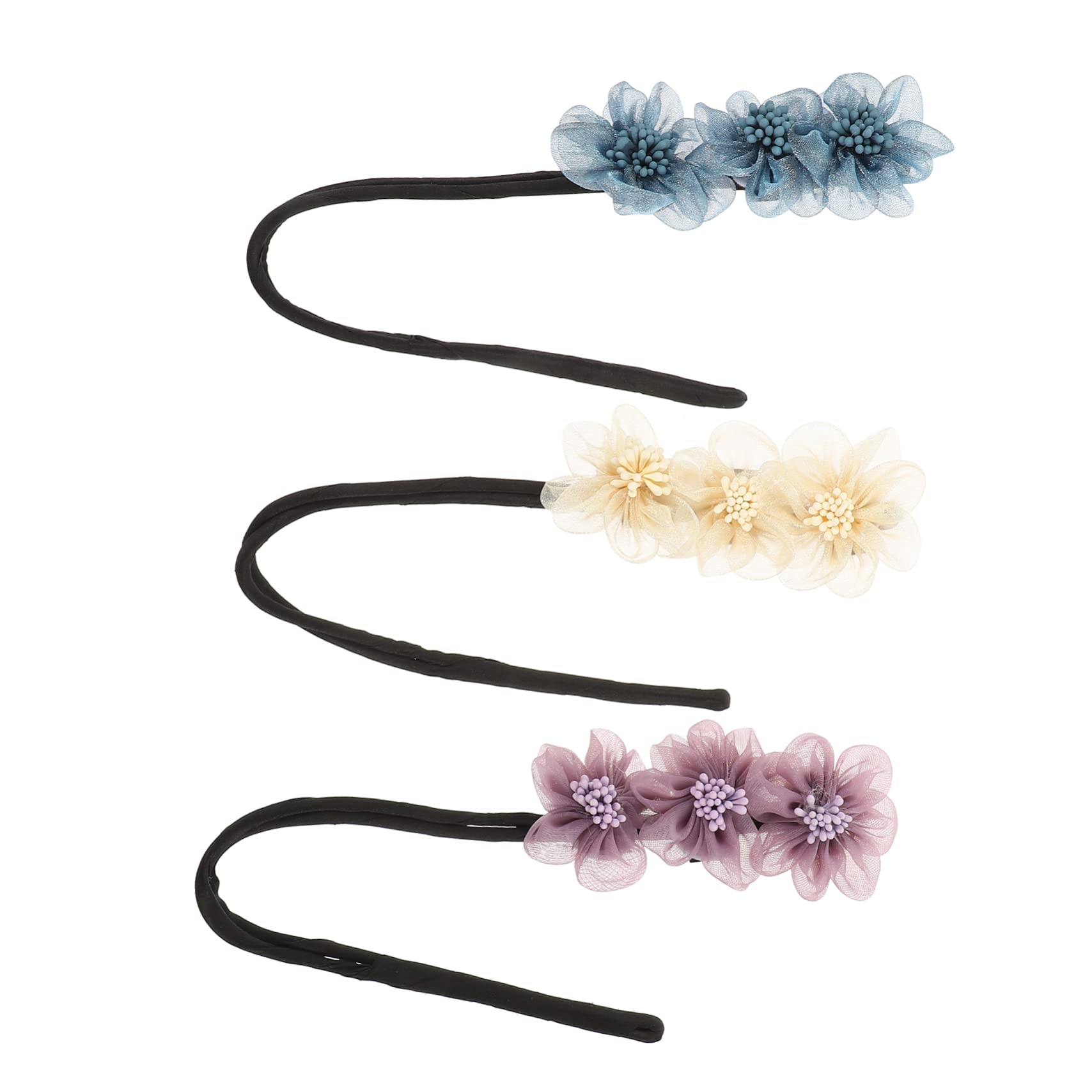 12stücke Teiliges Blumen Dutt-maker Für Haarschmuck Dekorative Haarklammern Für Elegante Hochsteckfrisuren Einfach Zu Bedienen Für Schule Partys Zuhause Farben