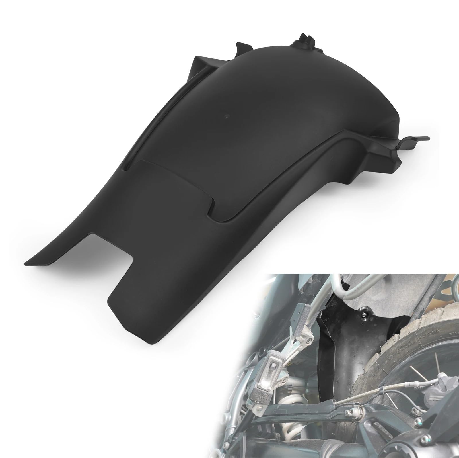 Przednia szyba motocyklowa Pasuje do BMW R1250GS 2018-2023 R1250GS R 1250 GS Tylny błotnik motocyklowy Tylny błotnik wewnętrzny koła przedłużenie błotnika