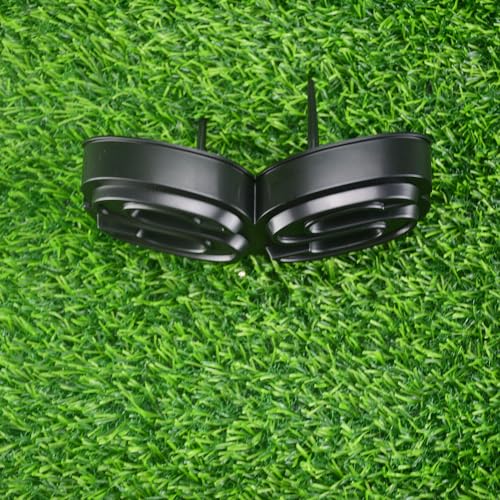 Image of 1Pc 1970 Chevy Chevelle El Camino Super Sports SS Front Grille Emblem with Retainers Replacement for SS (Matte Black)