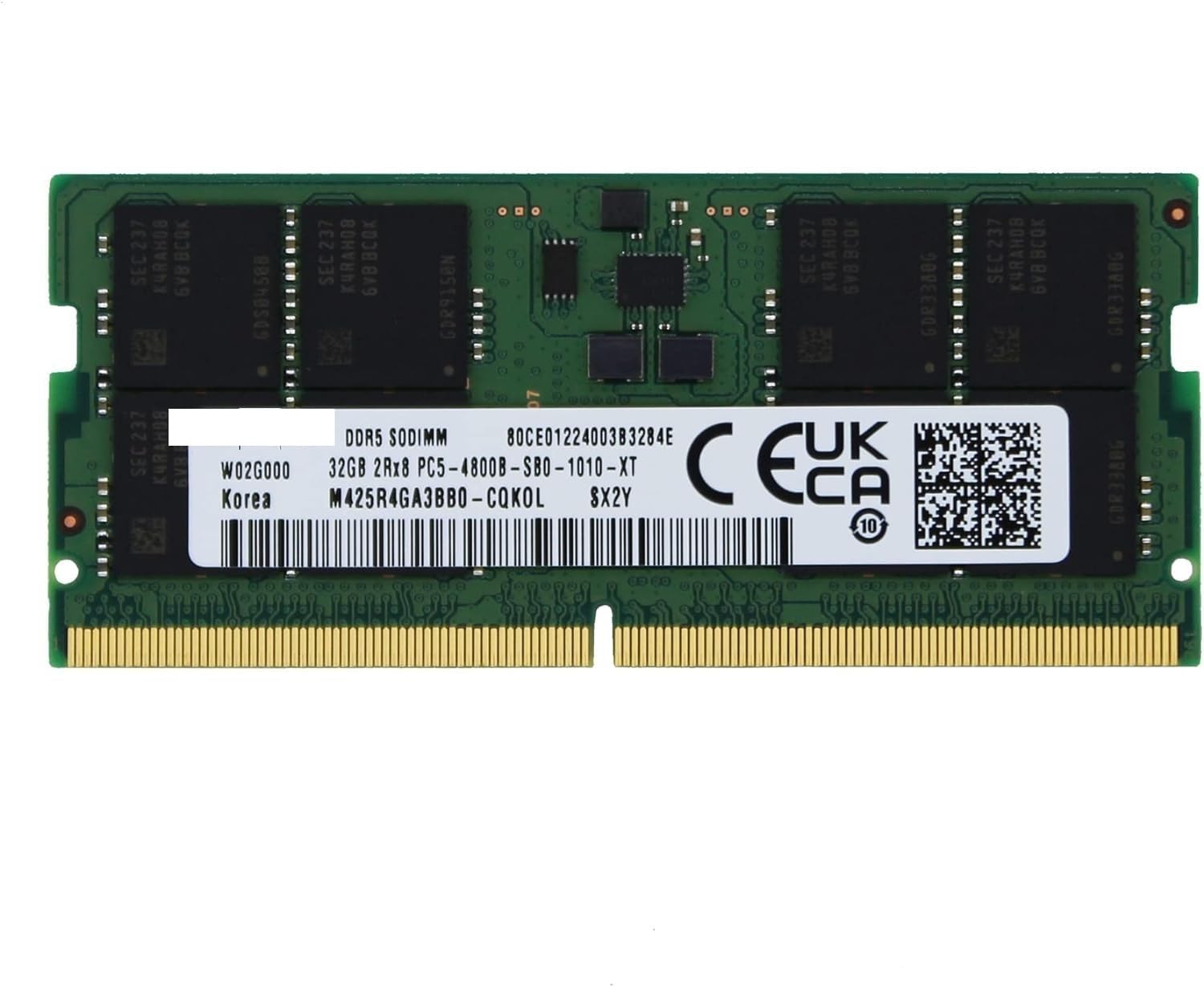 32GB DDR5 4800MHz SODIMM Laptop Memory Module