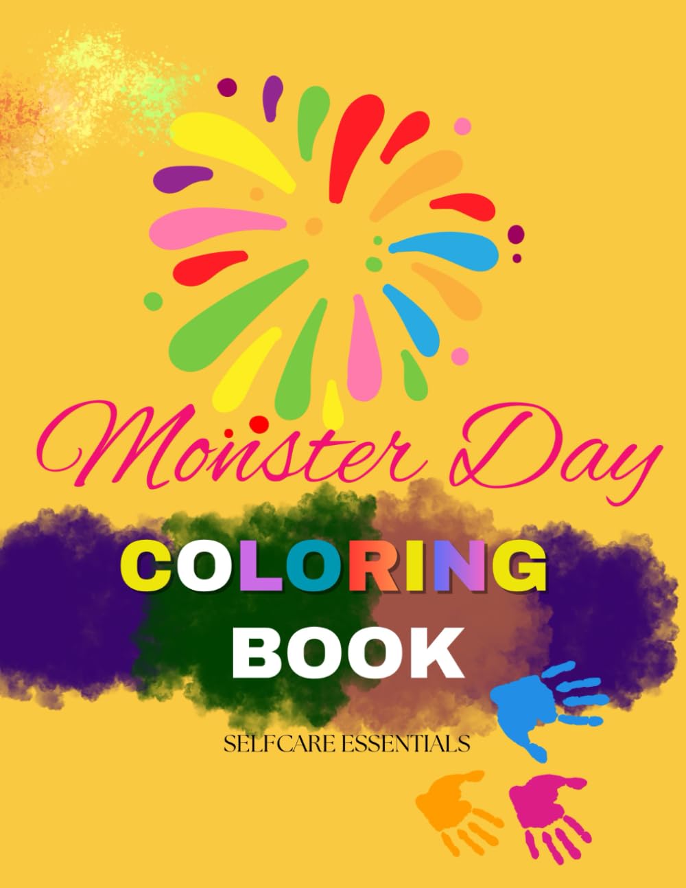 Coloring Book : Monster Day | For Children Ages 3+ |Cute & Adorable Monsters llustrations for Toddlers, Preschool and Kindergarten | Great Gift for Boys - 55 pages