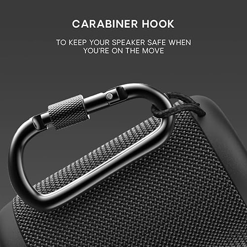 Miniatura 5 de Urbanista Altavoz Bluetooth inalámbrico, altavoz portátil resistente al agua IPX5, tiempo de reproducción de 12 horas, control de botón,