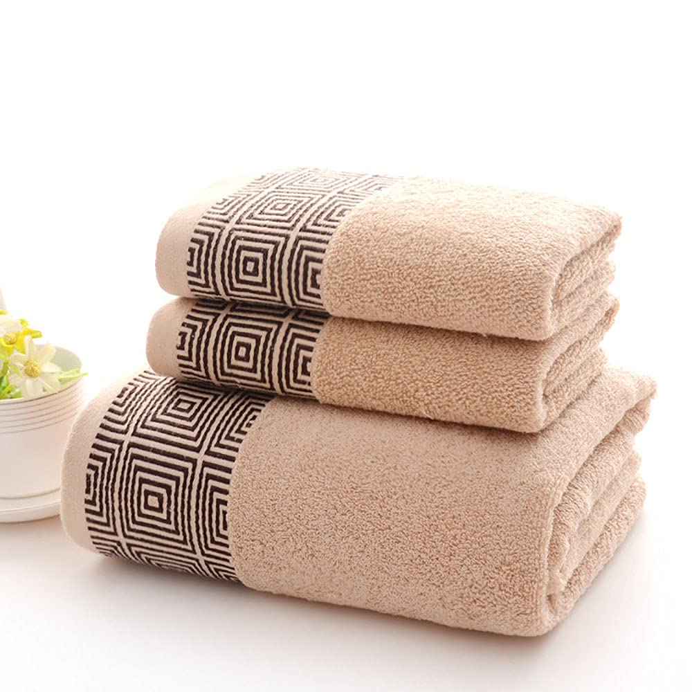 Serviette de bain absorbante 600 GSM séchage rapide en coton peigné
