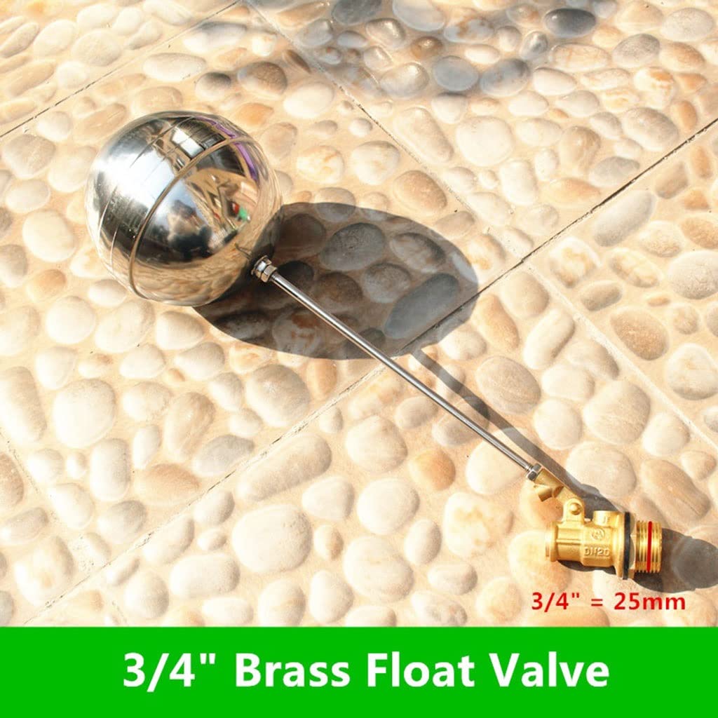 Vanne à Bille Flottante en Acier Inoxydable, 1/2" 3/4" 1" for réservoirs d'expansion Irrigation Watetools(3/4")