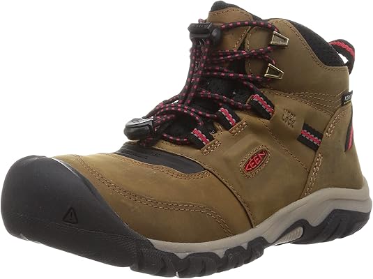 KEEN Ridge Flex Waterproof, Botte de randonnée Femme, Steel Grey Hydrangea, 37 EU