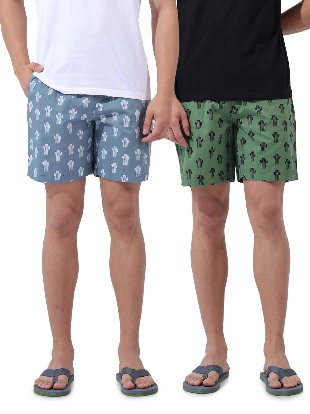 the indian garage co Men Regular Fit Doodle Printed Mid-Rise 1 Boxer-picture-32