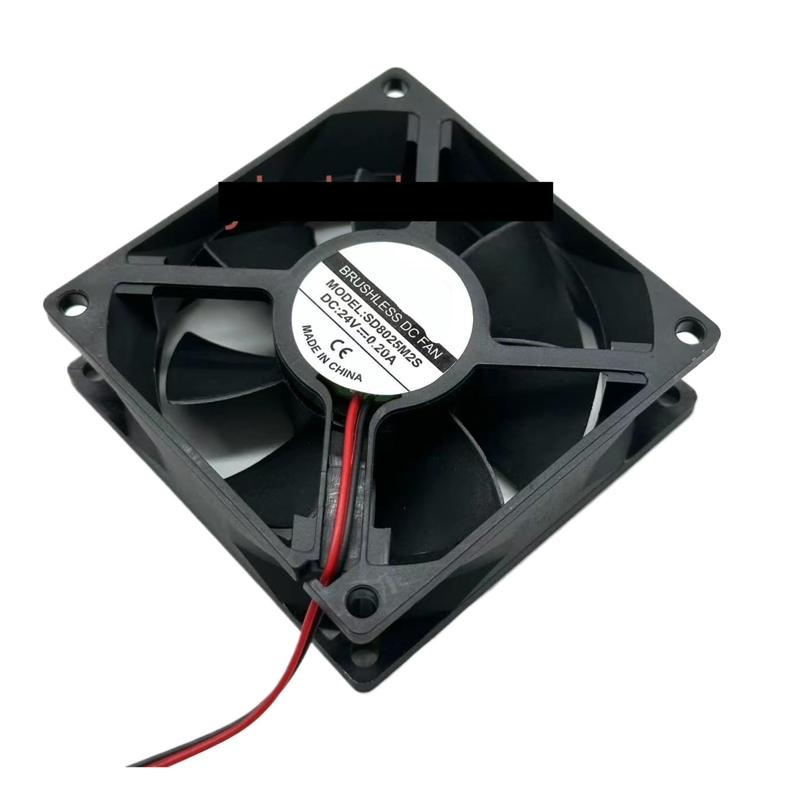 UITGVDQAT SD8025M2S Server Cooling Fan DC 24V 0.20A 80x80x25mm 2-wire