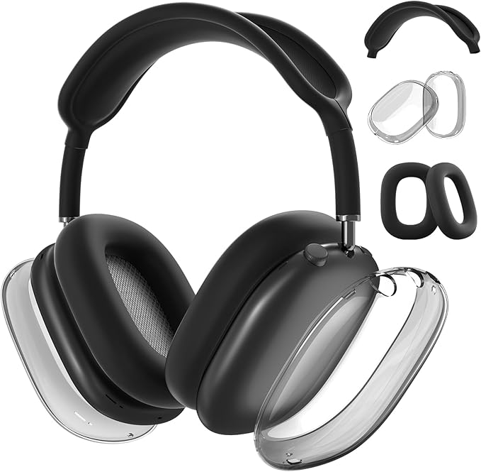 Airpods Max Cover, AIRSPO Silicone Case Cover for AirPods