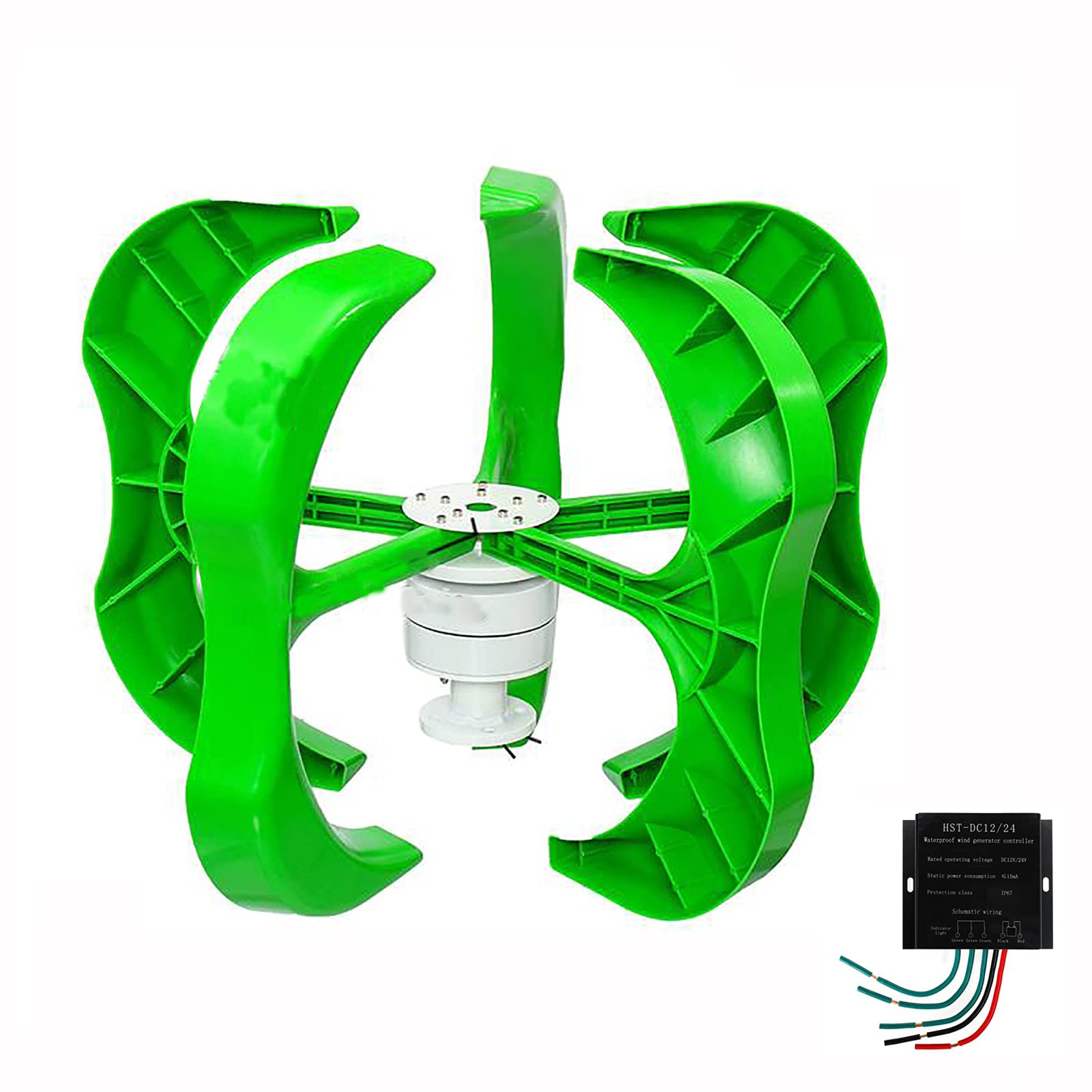Générateur de vent vertical pour surveillance marine et autonomie électrique de bateau