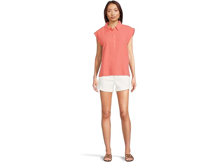 Mod-o-doc Sleeveless Henley Shirt
