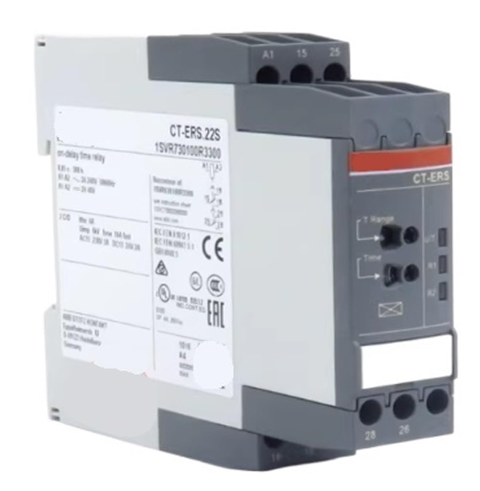 YMUGUEGH Time relay CT-ERS.22S,2c/o,24-48VDC,24-240VAC
