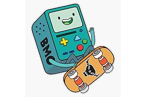 Adventure Time Skateboard Magnet