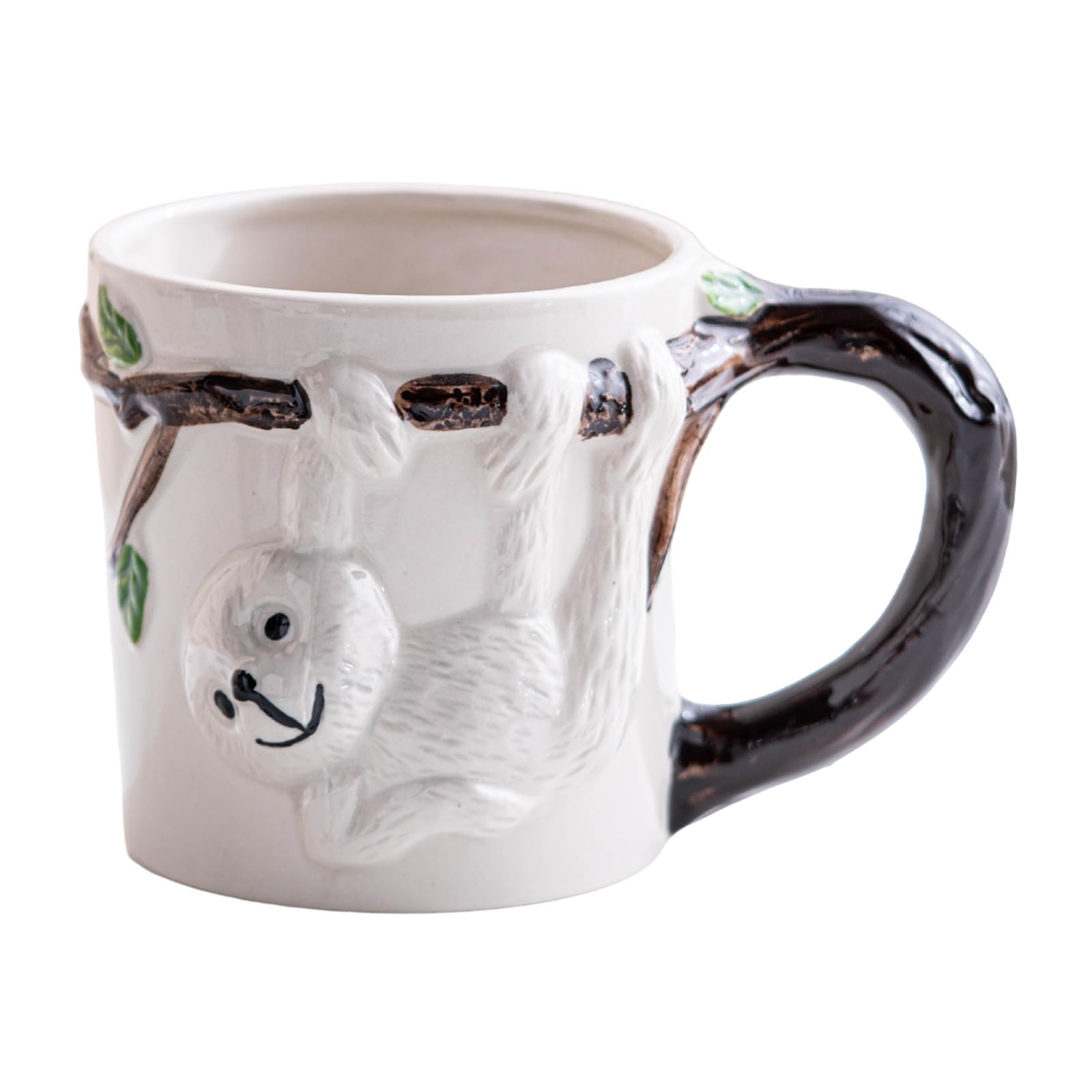 Yhplxyuus Creative 3D Animal Ceramic Mug Delicate 3D Animal Themed Mugs Hand Painted Ceramic Cup for Individualized Gift Art Designs