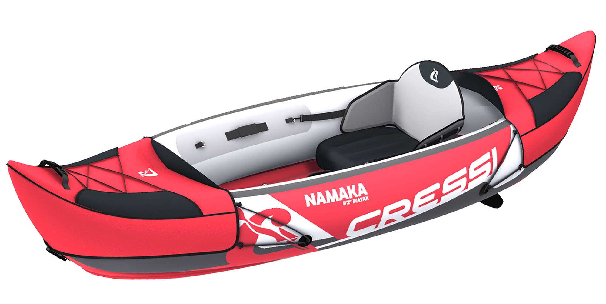 NAMAKA SINGLE SEAT IKAYAK SET RED 8'2''
