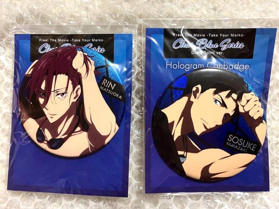 free 凛 ホログラム 缶バッジ 【公式通販】