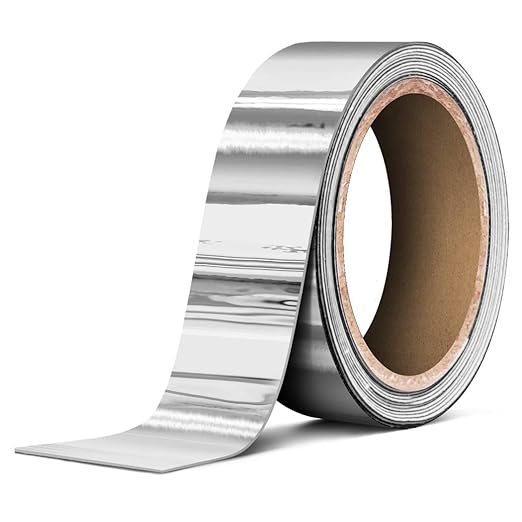 ORACAL 351 Gloss Silver Chrome Adhesive Vinyl Pinstripe Detailing Tape (1" x 30ft)