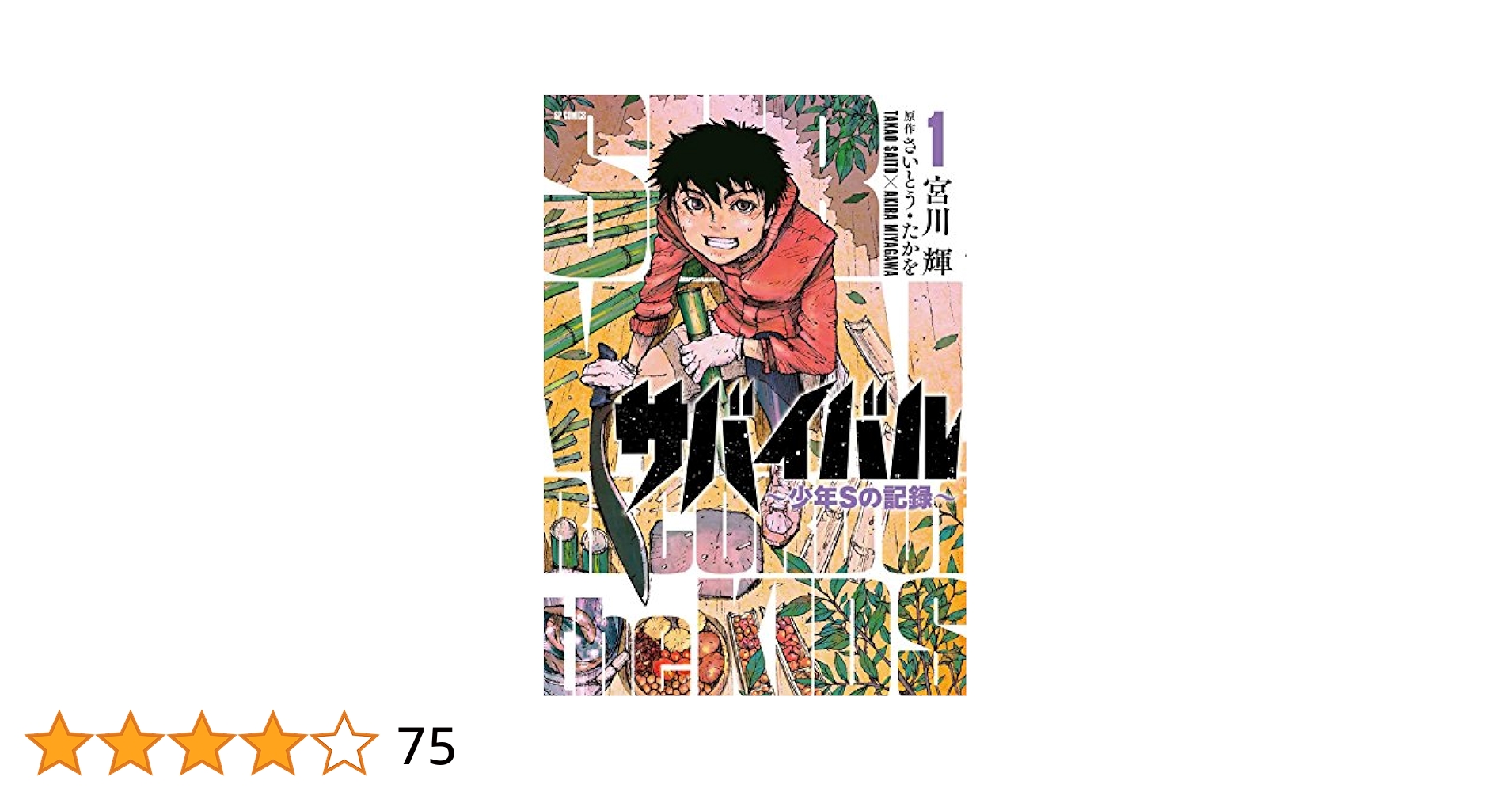 少年サンデー1976年36〜39号 さいとうたかを『サバイバル』連載開始