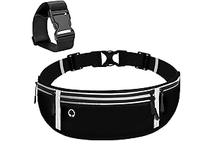 Slim Running Belt with Fanny Pack Extender