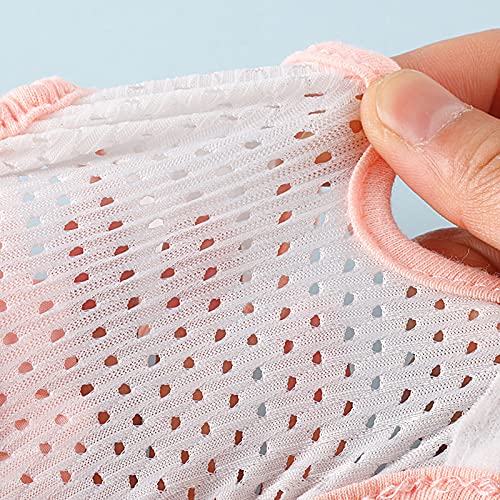 Miniatura 4 de 2 pares de rodilleras de bebé para gatear y niños pequeños. Rodilleras ajustables antideslizantes, calentadores de piernas, protector suave con