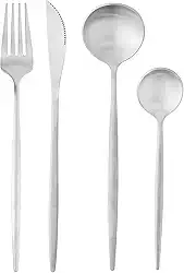 LYOR - Faqueiro 16 Peças de Aço Inox Ópera - Jogo de Talheres