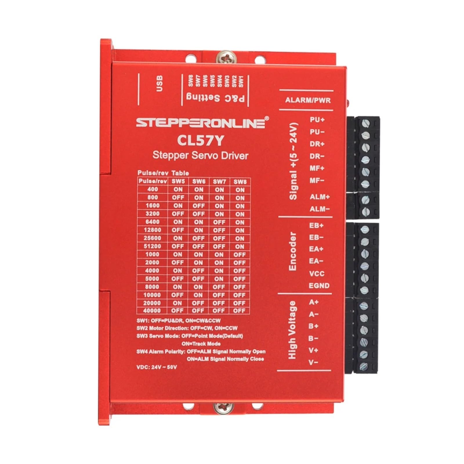 3-osiowy elektroniczny rozrusznik krokowy Nema 23 z zamkniętą pętlą 3 Nm z enkoderem i sterownikiem serwomechanizmu CL57Y i zasilaczem 500 W 48 V