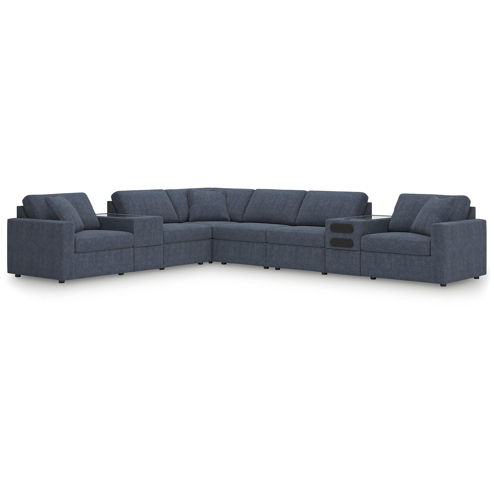 Signature Design by Ashley 8-Piece Modular Sectional Sofa Couch, Ink