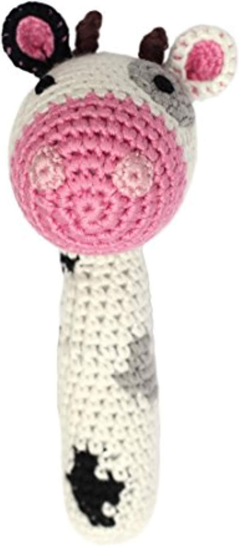 Cheengoo - Organic Baby Rattle - Cow