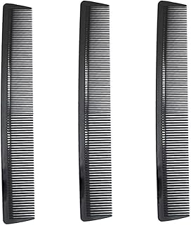 Carbon Fiber Cutting Comb, Professional 8.3” Hair Dressing Comb, Anti Static Heat Resistant Comb For All Hair Types, Fine ...