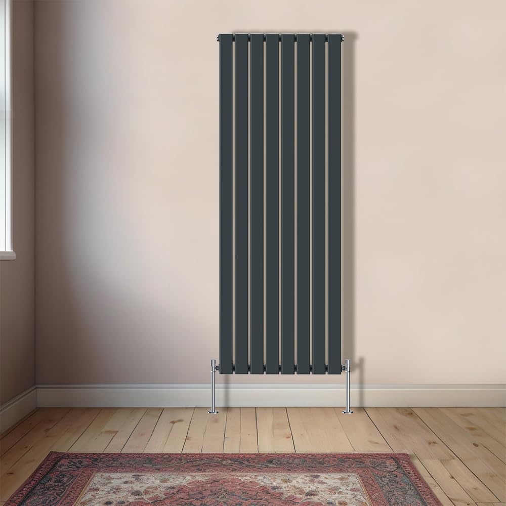 NRG Vertical 1800x544mm Single Flat Panel Designer Radiator Anthracite — image 1