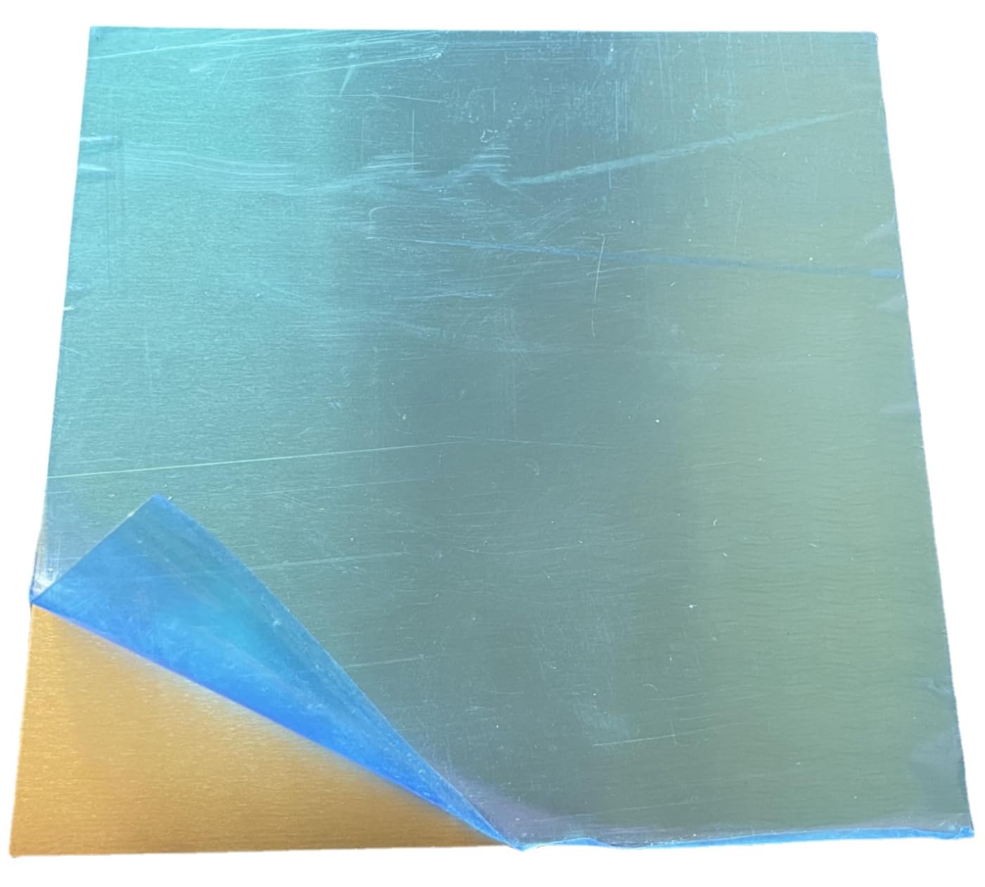 1Pcs Brass Sheet Metal Sheets Plates Thickness 2mm,100mm x100mm, No Scratches, Film Attached Brass Plates for Repairs, Electrical