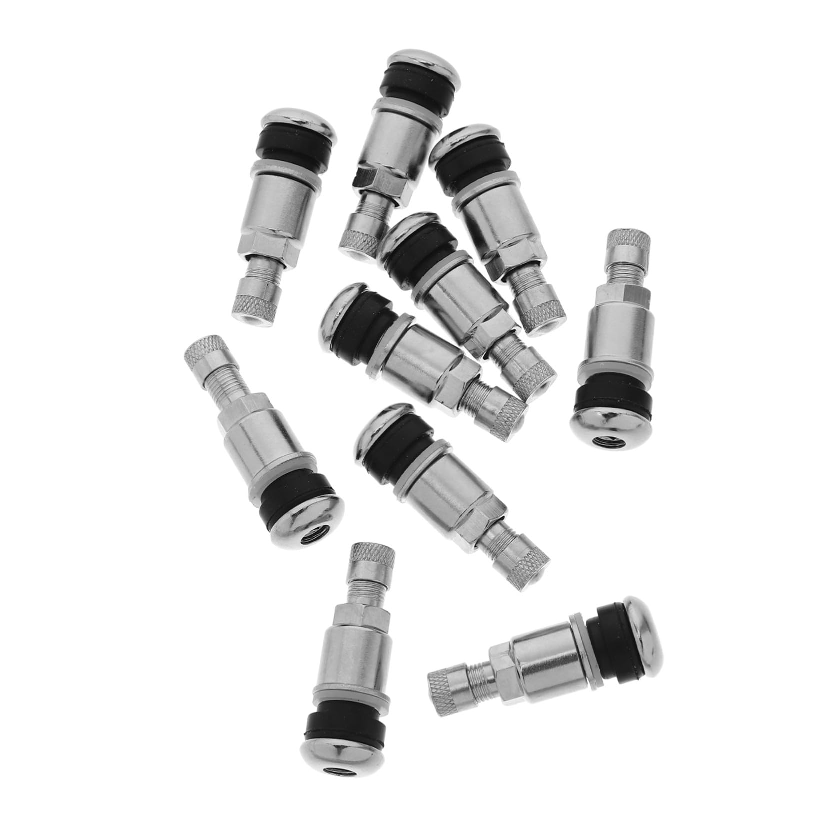 Tiges de Valve de Pneu pour Voiture et Camion, Lot de 10, Acier 45