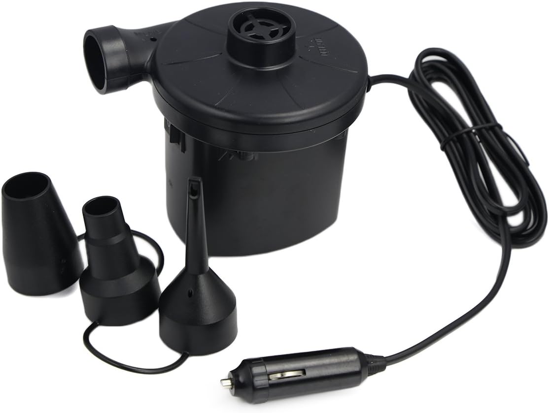 Mago Car Auto Lightweight Smaller Size Quicker Inflation 12V DC Three Nozzles Durable Electric Air Pump