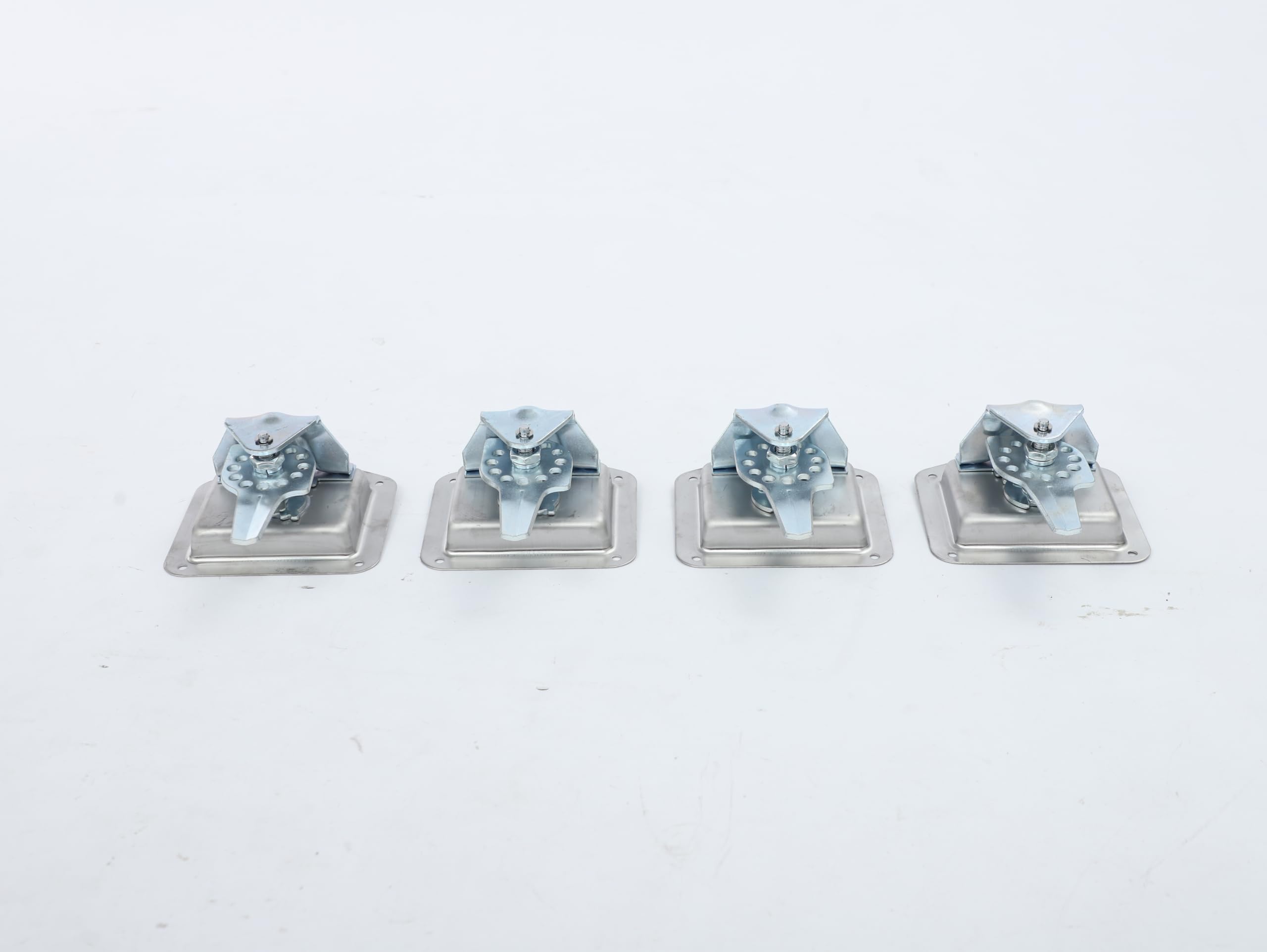 4 Serrures T Inox 304 Pour Camion Remorque Caravane Avec 8 Clés
