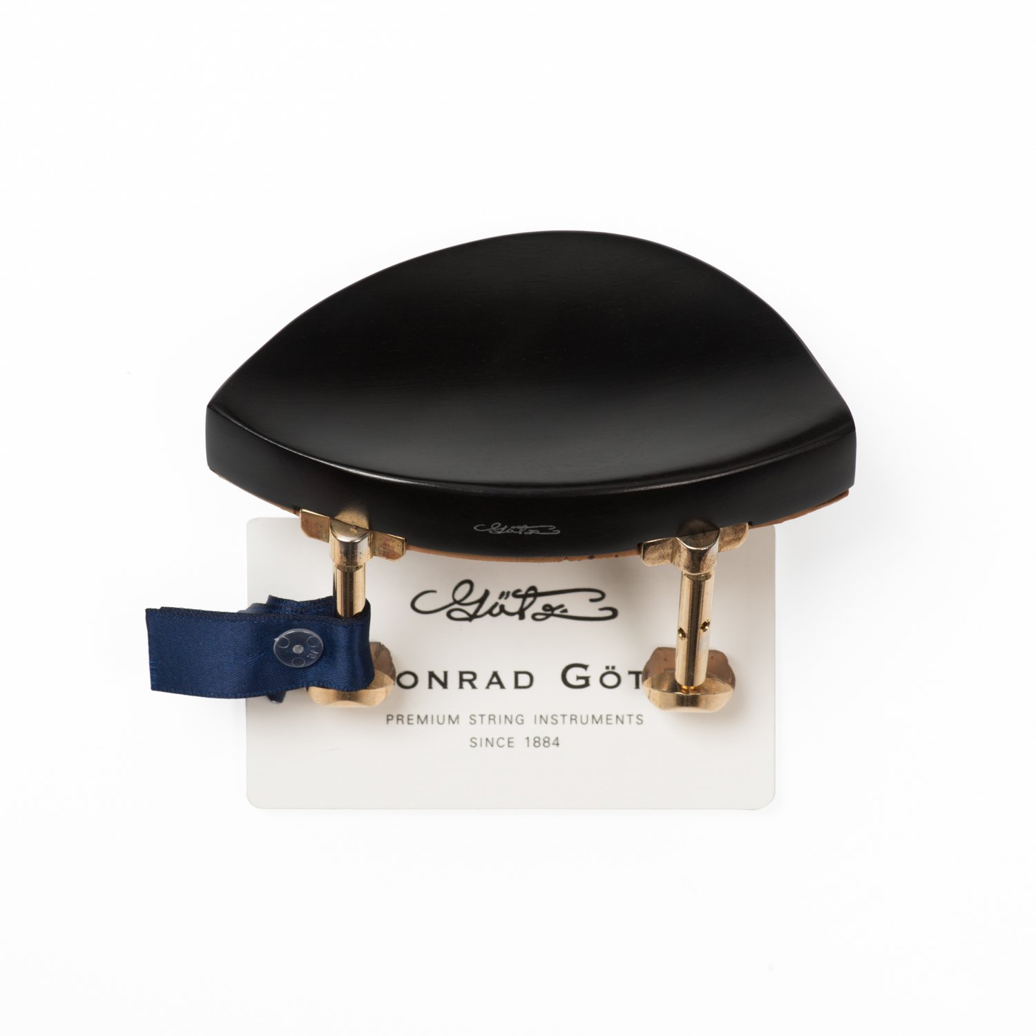 Conrad Gotz ZK1590G Chinrest Kaufmann for Violin, Ebony