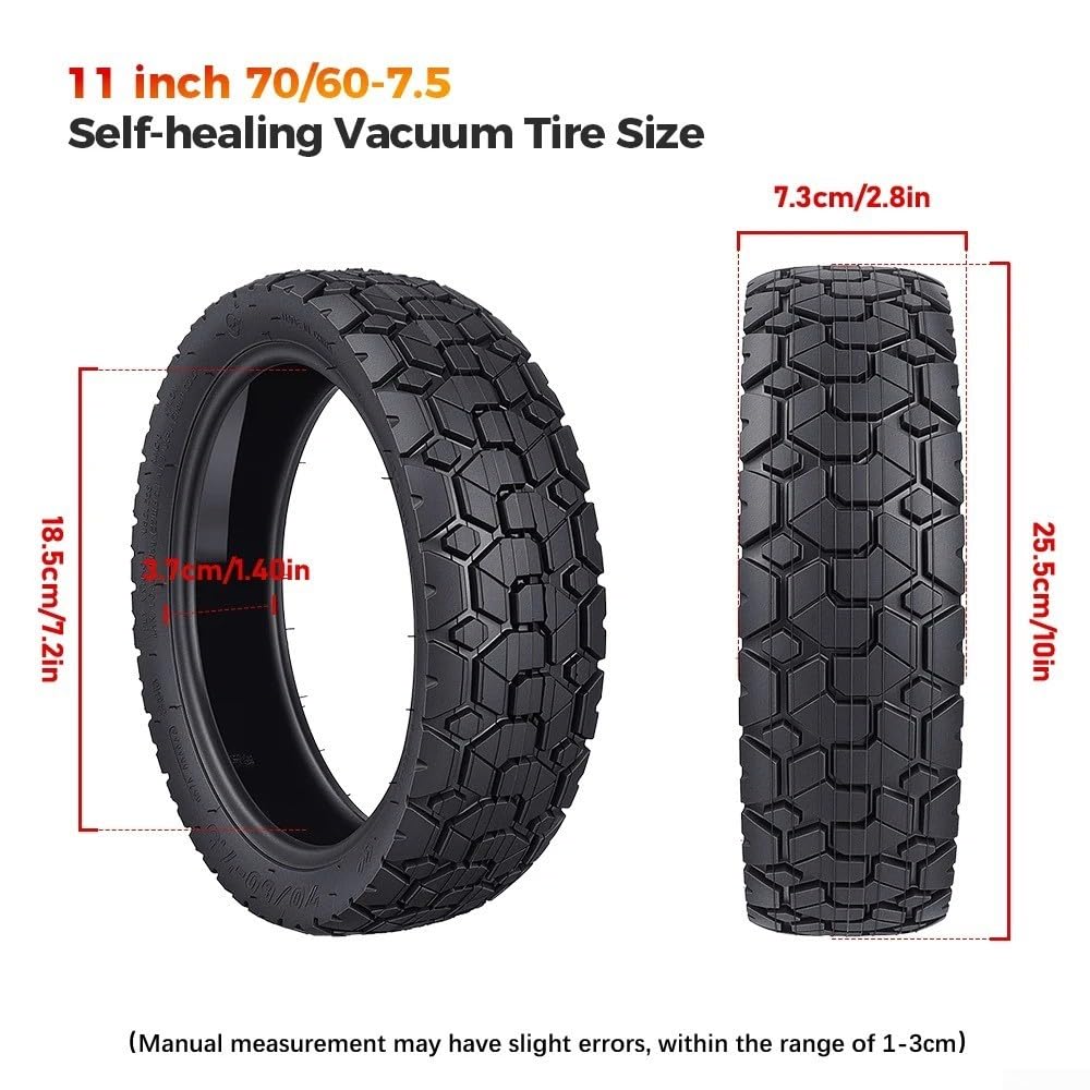 Neumático autosellante de 11 pulgadas 70/60-7.5 para scooter eléctrico