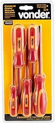 Vonder, Jogo De Chaves De Fenda/Phillips Com 5 Peças, Iec60900.