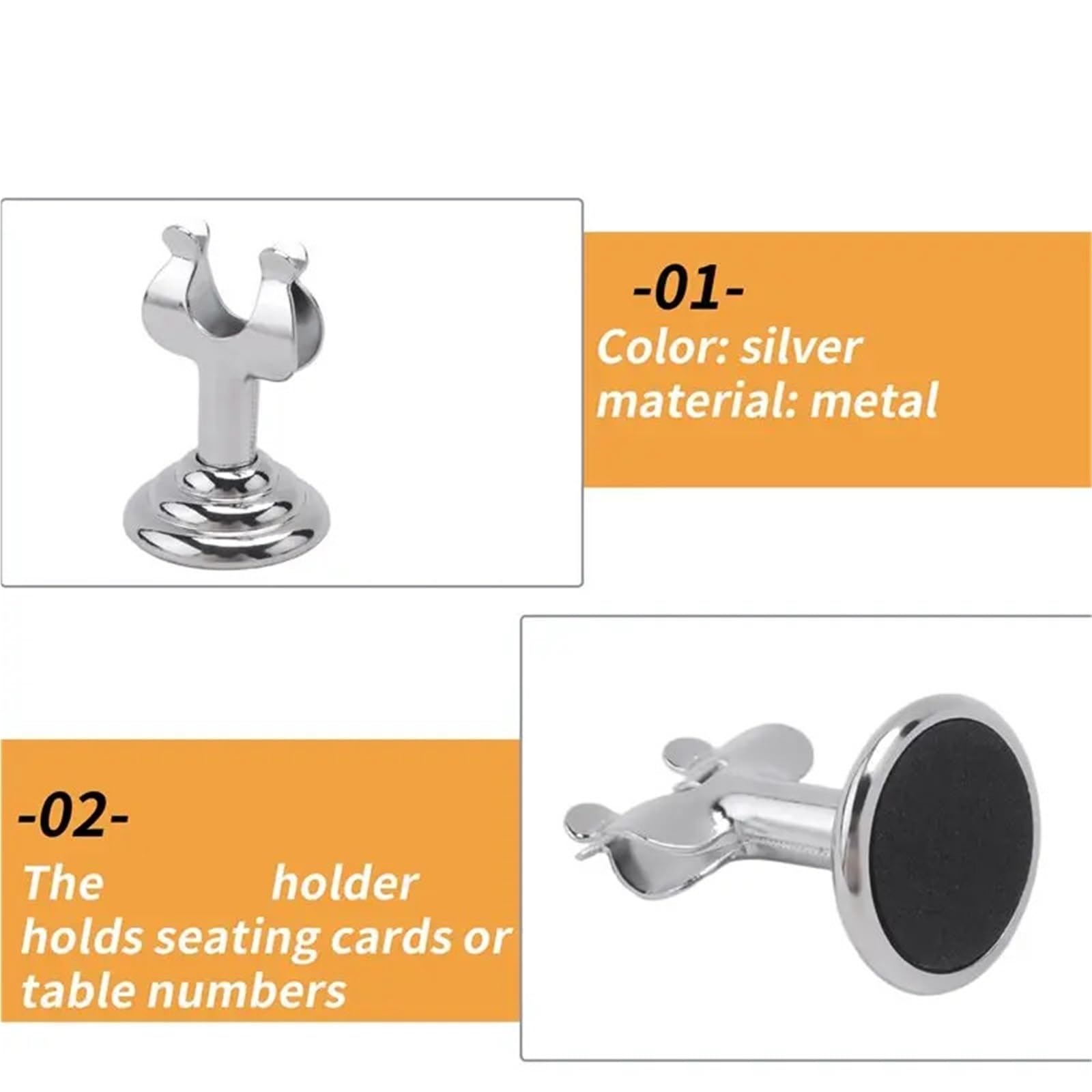 20 supporti for mini menù, segnaposto for matrimoni, for numeri da tavolo, for ristoranti, caffè e pasticcerie per Matrimoni,Ristoranti