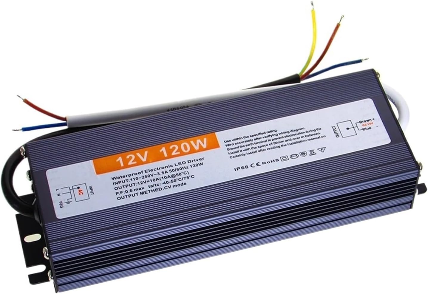 DC 12V LED Driver IP67(12V120W IP67)