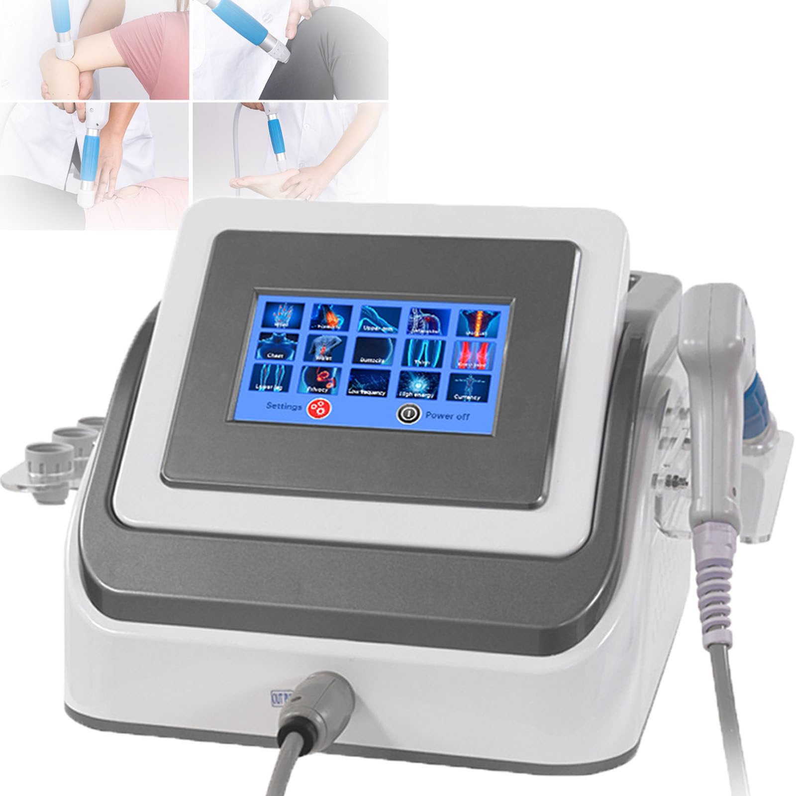 Shockwave Therapy Machine Extracorporeal Joint and Muscle Pain Relief Pneumatic 0 5-8 bar Shockwave Deep Muscle Massager for