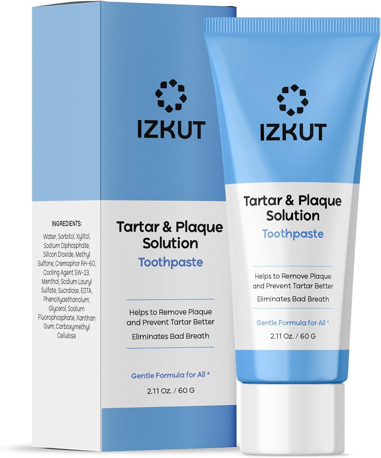 IZKUT Plaque & Tartar Remover Toothpaste