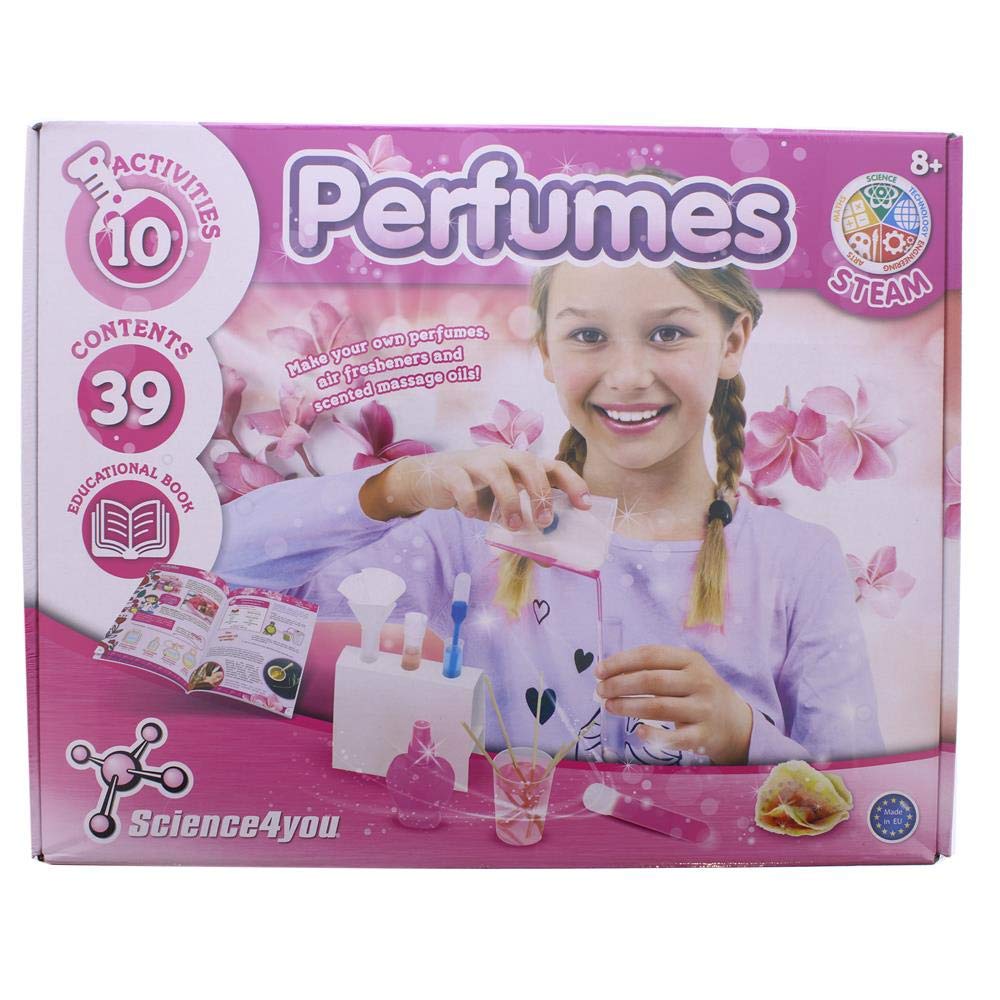 Science4you Perfume Factory Kit & Educational book with Stickers